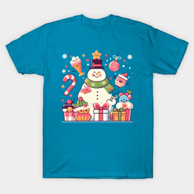 Sweet Snowy Charm T-Shirt by emblemat2000@gmail.com